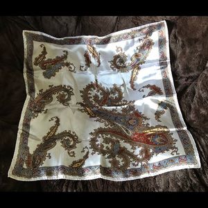 Vintage Bohemian Silk Scarf /wrap newer condition
